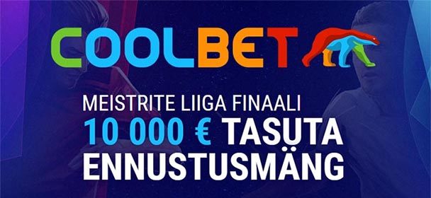 Coolbet’i Meistrite Liiga 2020 finaali tasuta ennustusmäng – võida €10 000