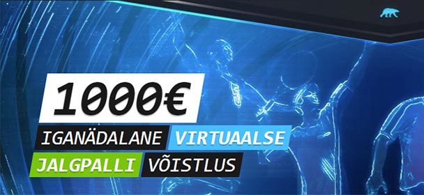 Iganädalane virtuaalse jalgpalli võistlus Coolbet’is – €1000 auhinnafond