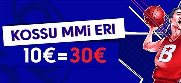 Olybet’i korvpalli MM 2019 eripakkumine – 10€ = €30