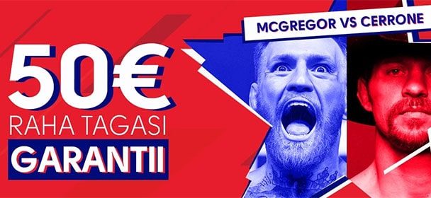 Olybet’is UFC 246 McGregor vs Cerrone €50 riskivaba panus