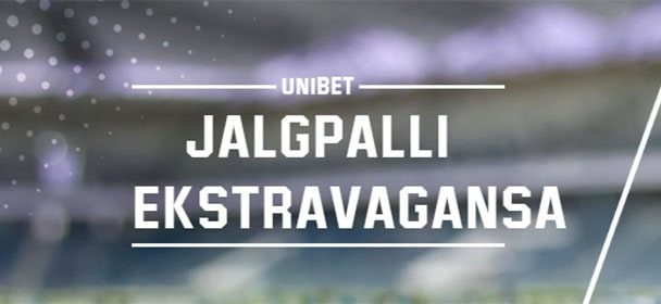 Tasuta jalgpalli Ekstravagansa Unibet’is – Võida €50 000 Jackpot