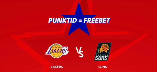 NBA Olybet’is – Lakers vs Suns mängul punktide eest tasuta panus