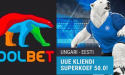 Ungari vs Eesti superkoefitsient 50.00 Coolbetis